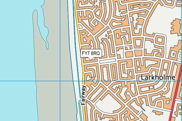 FY7 8RQ map - OS VectorMap District (Ordnance Survey) FY7 8RQ map - OS VectorMap District (Ordnance Survey)