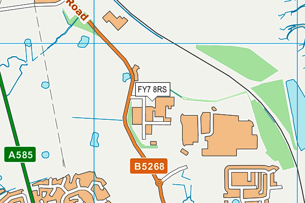 FY7 8RS map - OS VectorMap District (Ordnance Survey) FY7 8RS map - OS VectorMap District (Ordnance Survey)