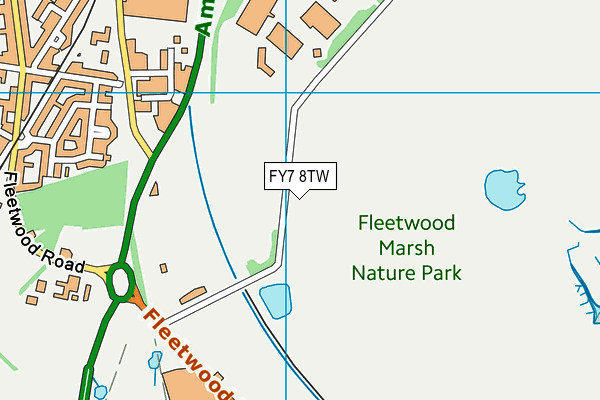FY7 8TW map - OS VectorMap District (Ordnance Survey) FY7 8TW map - OS VectorMap District (Ordnance Survey)