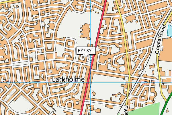 FY7 8YL map - OS VectorMap District (Ordnance Survey) FY7 8YL map - OS VectorMap District (Ordnance Survey)