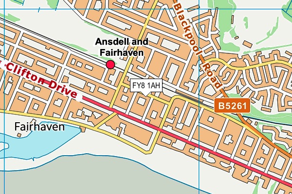 FY8 1AH map - OS VectorMap District (Ordnance Survey) FY8 1AH map - OS VectorMap District (Ordnance Survey)