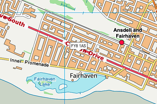 FY8 1AS map - OS VectorMap District (Ordnance Survey) FY8 1AS map - OS VectorMap District (Ordnance Survey)