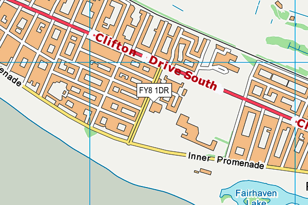 FY8 1DR map - OS VectorMap District (Ordnance Survey) FY8 1DR map - OS VectorMap District (Ordnance Survey)