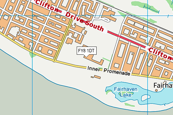 FY8 1DT map - OS VectorMap District (Ordnance Survey) FY8 1DT map - OS VectorMap District (Ordnance Survey)