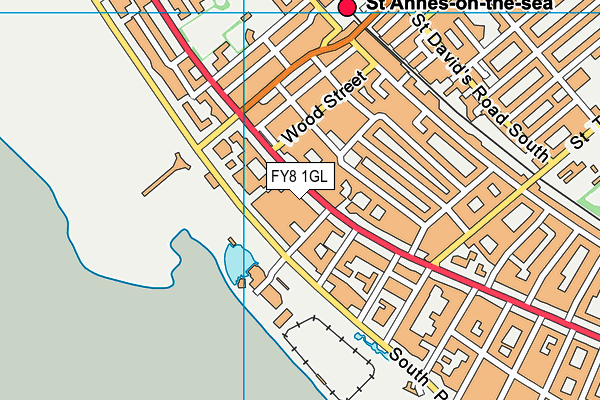 FY8 1GL map - OS VectorMap District (Ordnance Survey) FY8 1GL map - OS VectorMap District (Ordnance Survey)