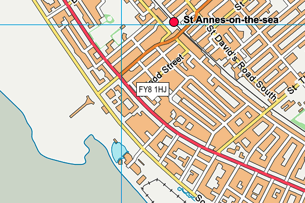 FY8 1HJ map - OS VectorMap District (Ordnance Survey) FY8 1HJ map - OS VectorMap District (Ordnance Survey)