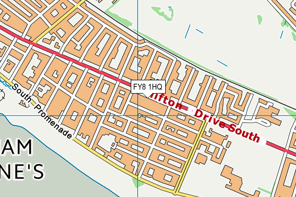 FY8 1HQ map - OS VectorMap District (Ordnance Survey) FY8 1HQ map - OS VectorMap District (Ordnance Survey)