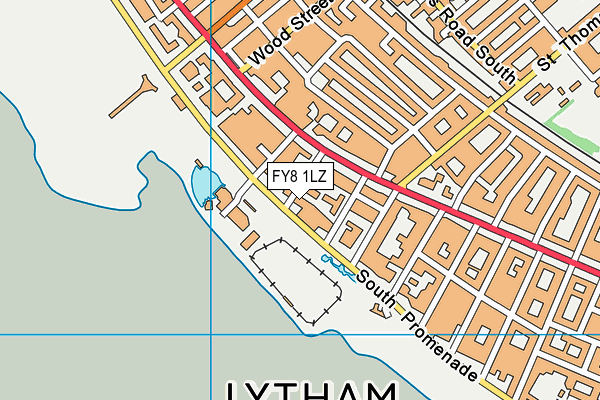 FY8 1LZ map - OS VectorMap District (Ordnance Survey) FY8 1LZ map - OS VectorMap District (Ordnance Survey)