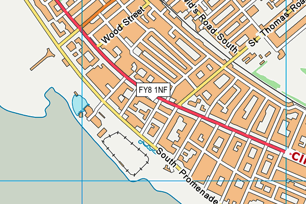 FY8 1NF map - OS VectorMap District (Ordnance Survey) FY8 1NF map - OS VectorMap District (Ordnance Survey)