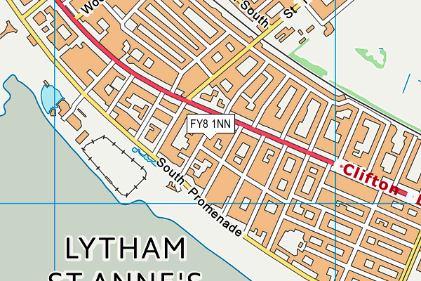 FY8 1NN map - OS VectorMap District (Ordnance Survey)