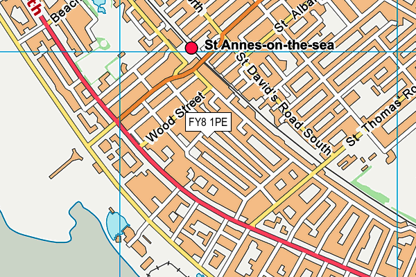 FY8 1PE map - OS VectorMap District (Ordnance Survey) FY8 1PE map - OS VectorMap District (Ordnance Survey)