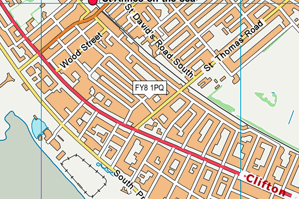 FY8 1PQ map - OS VectorMap District (Ordnance Survey) FY8 1PQ map - OS VectorMap District (Ordnance Survey)