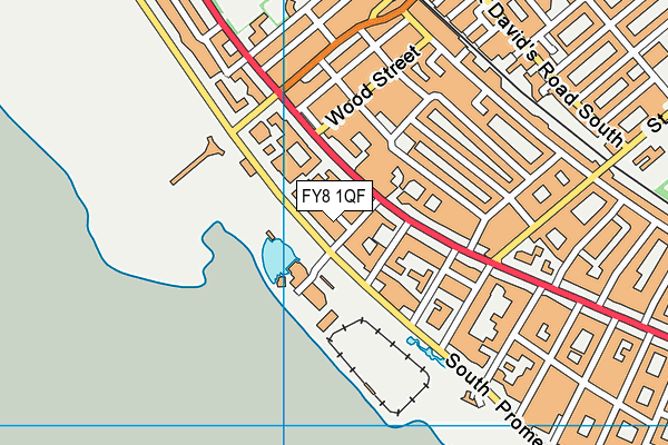 FY8 1QF map - OS VectorMap District (Ordnance Survey) FY8 1QF map - OS VectorMap District (Ordnance Survey)