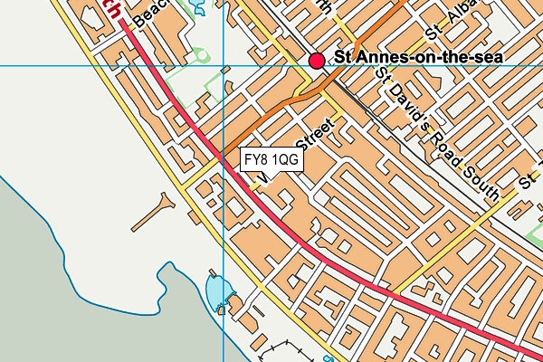 FY8 1QG map - OS VectorMap District (Ordnance Survey) FY8 1QG map - OS VectorMap District (Ordnance Survey)