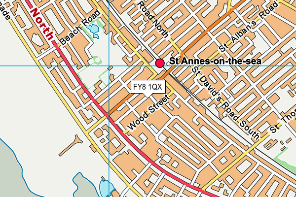 FY8 1QX map - OS VectorMap District (Ordnance Survey) FY8 1QX map - OS VectorMap District (Ordnance Survey)