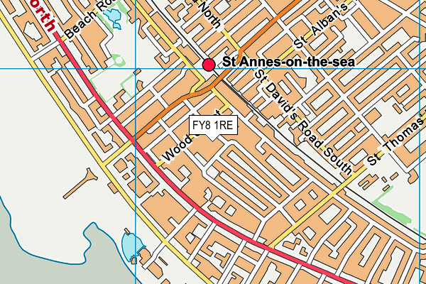 FY8 1RE map - OS VectorMap District (Ordnance Survey) FY8 1RE map - OS VectorMap District (Ordnance Survey)