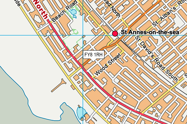 FY8 1RH map - OS VectorMap District (Ordnance Survey) FY8 1RH map - OS VectorMap District (Ordnance Survey)