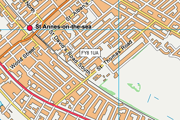 FY8 1UA map - OS VectorMap District (Ordnance Survey) FY8 1UA map - OS VectorMap District (Ordnance Survey)