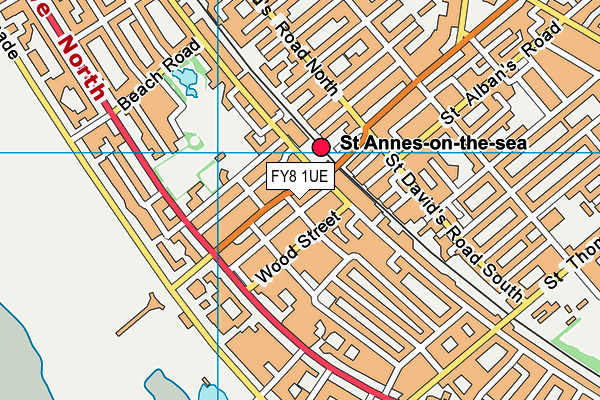 FY8 1UE map - OS VectorMap District (Ordnance Survey) FY8 1UE map - OS VectorMap District (Ordnance Survey)