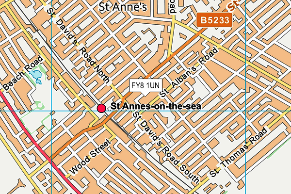 FY8 1UN map - OS VectorMap District (Ordnance Survey) FY8 1UN map - OS VectorMap District (Ordnance Survey)