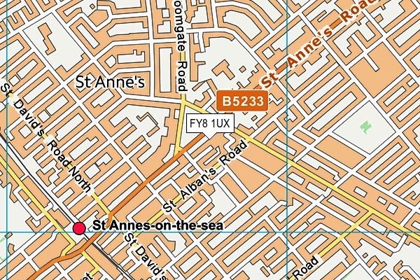 FY8 1UX map - OS VectorMap District (Ordnance Survey) FY8 1UX map - OS VectorMap District (Ordnance Survey)