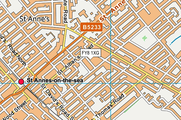 FY8 1XG map - OS VectorMap District (Ordnance Survey) FY8 1XG map - OS VectorMap District (Ordnance Survey)