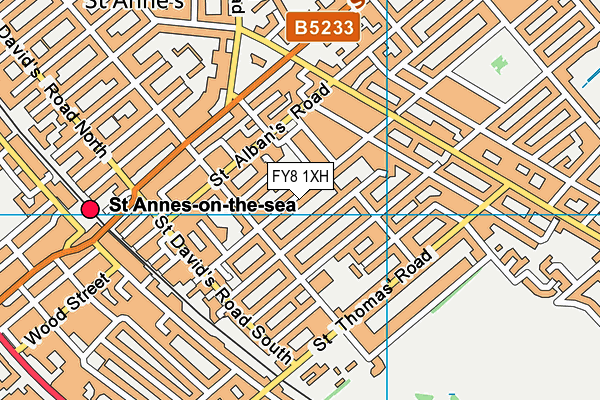 FY8 1XH map - OS VectorMap District (Ordnance Survey) FY8 1XH map - OS VectorMap District (Ordnance Survey)