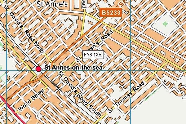 FY8 1XR map - OS VectorMap District (Ordnance Survey) FY8 1XR map - OS VectorMap District (Ordnance Survey)