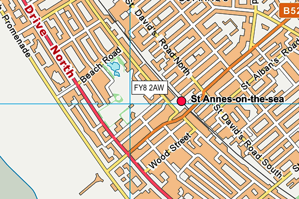 FY8 2AW map - OS VectorMap District (Ordnance Survey) FY8 2AW map - OS VectorMap District (Ordnance Survey)