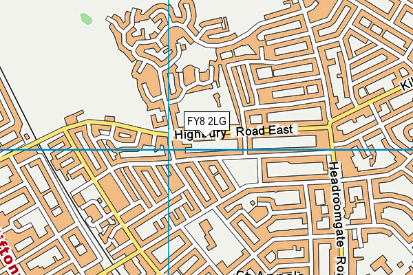 FY8 2LG map - OS VectorMap District (Ordnance Survey) FY8 2LG map - OS VectorMap District (Ordnance Survey)