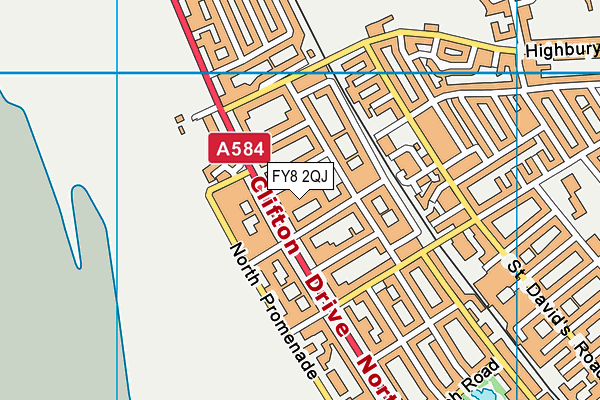 FY8 2QJ map - OS VectorMap District (Ordnance Survey) FY8 2QJ map - OS VectorMap District (Ordnance Survey)