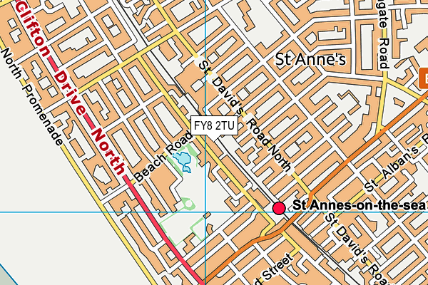 FY8 2TU map - OS VectorMap District (Ordnance Survey) FY8 2TU map - OS VectorMap District (Ordnance Survey)
