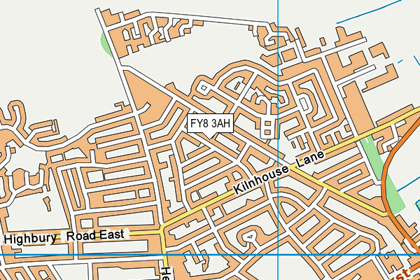 FY8 3AH map - OS VectorMap District (Ordnance Survey) FY8 3AH map - OS VectorMap District (Ordnance Survey)