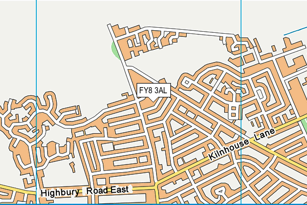 FY8 3AL map - OS VectorMap District (Ordnance Survey) FY8 3AL map - OS VectorMap District (Ordnance Survey)