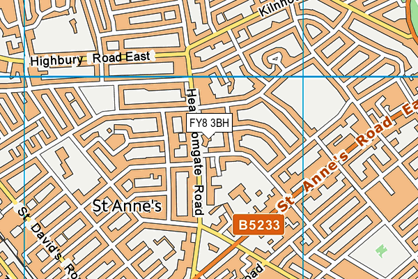 FY8 3BH map - OS VectorMap District (Ordnance Survey) FY8 3BH map - OS VectorMap District (Ordnance Survey)