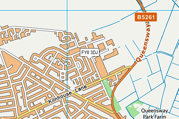 FY8 3DJ map - OS VectorMap District (Ordnance Survey) FY8 3DJ map - OS VectorMap District (Ordnance Survey)