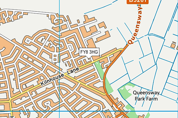 FY8 3HG map - OS VectorMap District (Ordnance Survey) FY8 3HG map - OS VectorMap District (Ordnance Survey)