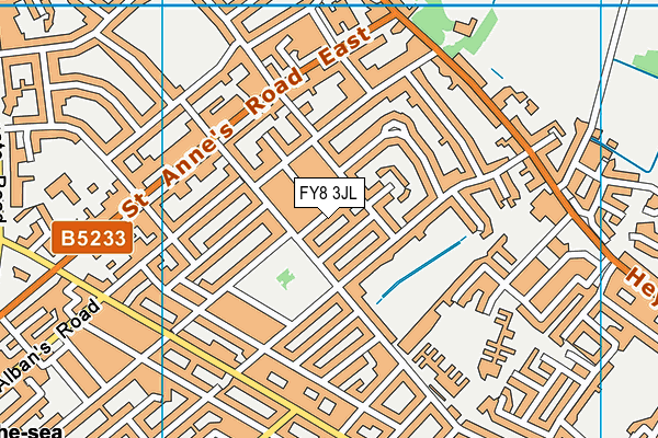 FY8 3JL map - OS VectorMap District (Ordnance Survey) FY8 3JL map - OS VectorMap District (Ordnance Survey)