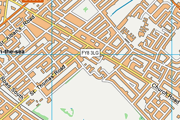 FY8 3LG map - OS VectorMap District (Ordnance Survey) FY8 3LG map - OS VectorMap District (Ordnance Survey)