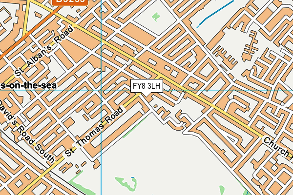 FY8 3LH map - OS VectorMap District (Ordnance Survey) FY8 3LH map - OS VectorMap District (Ordnance Survey)