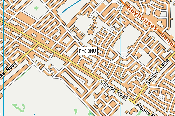 FY8 3NU map - OS VectorMap District (Ordnance Survey) FY8 3NU map - OS VectorMap District (Ordnance Survey)