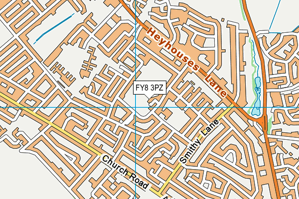 FY8 3PZ map - OS VectorMap District (Ordnance Survey) FY8 3PZ map - OS VectorMap District (Ordnance Survey)