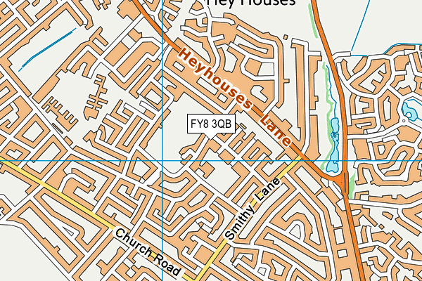 FY8 3QB map - OS VectorMap District (Ordnance Survey) FY8 3QB map - OS VectorMap District (Ordnance Survey)