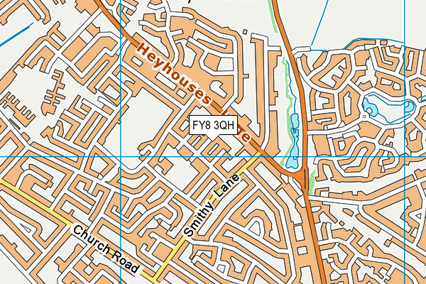 FY8 3QH map - OS VectorMap District (Ordnance Survey) FY8 3QH map - OS VectorMap District (Ordnance Survey)