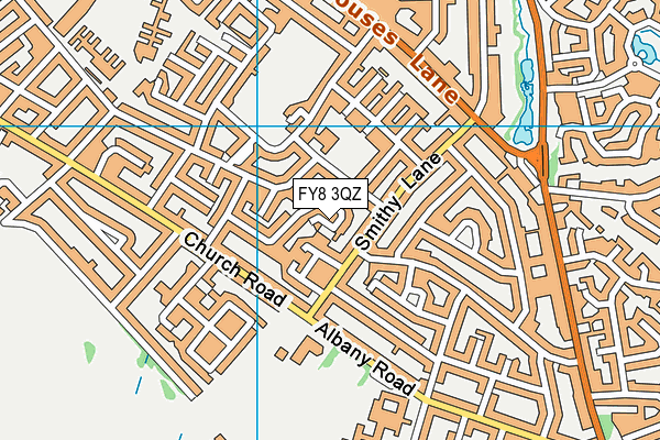 FY8 3QZ map - OS VectorMap District (Ordnance Survey) FY8 3QZ map - OS VectorMap District (Ordnance Survey)