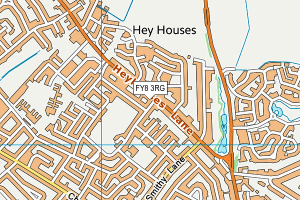 FY8 3RG map - OS VectorMap District (Ordnance Survey) FY8 3RG map - OS VectorMap District (Ordnance Survey)