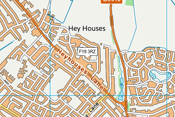 FY8 3RZ map - OS VectorMap District (Ordnance Survey) FY8 3RZ map - OS VectorMap District (Ordnance Survey)