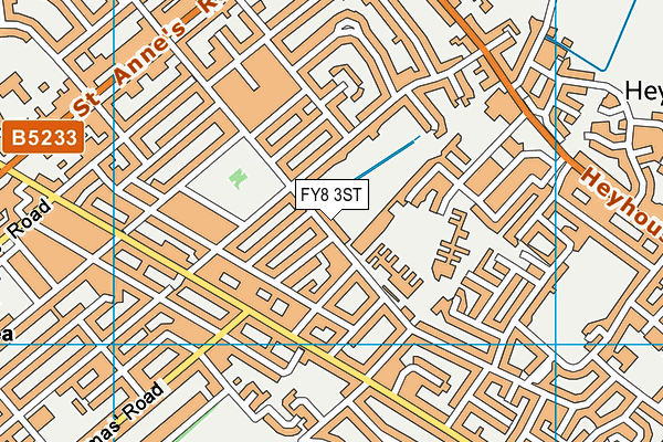 FY8 3ST map - OS VectorMap District (Ordnance Survey) FY8 3ST map - OS VectorMap District (Ordnance Survey)