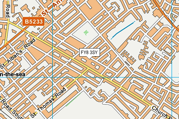 FY8 3SY map - OS VectorMap District (Ordnance Survey) FY8 3SY map - OS VectorMap District (Ordnance Survey)