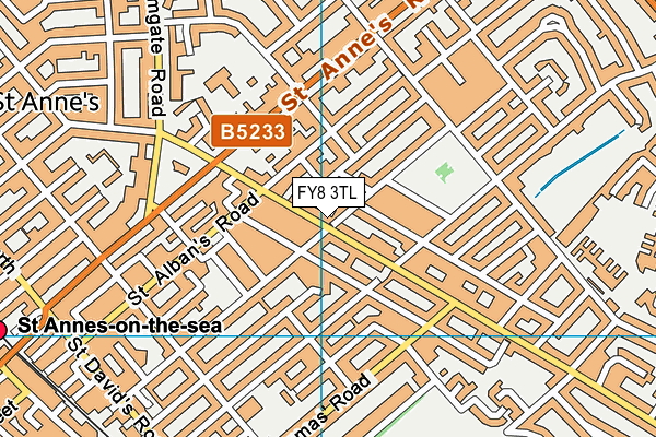FY8 3TL map - OS VectorMap District (Ordnance Survey) FY8 3TL map - OS VectorMap District (Ordnance Survey)